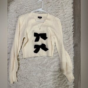 Express bow cardigan. Size extra small.